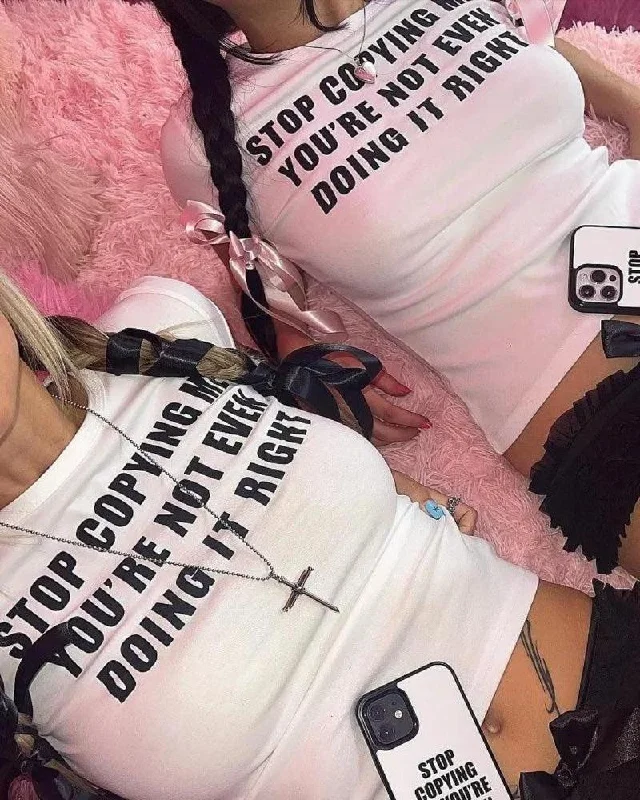 Stop Copying Me Tee Casual Formal Business