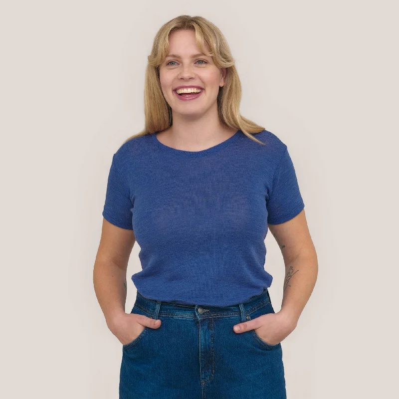 Classic T-Shirt Merino Silk Cashmere Blend Cotton Blend Poly Blend