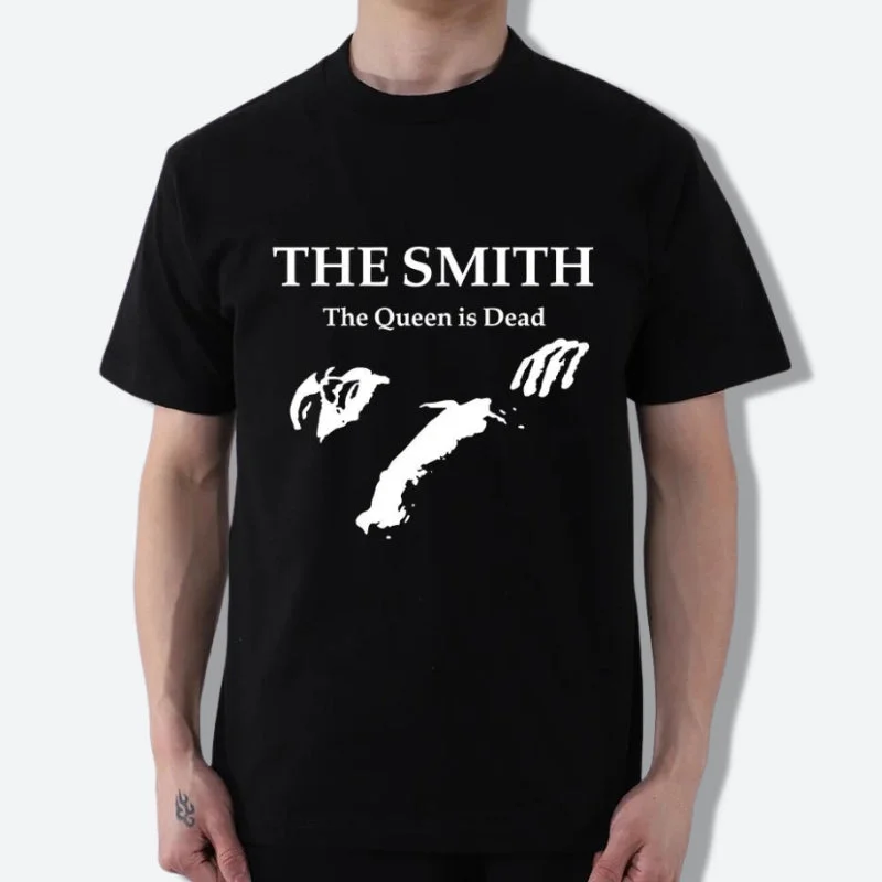 The Smiths Graphic Tee Collared T-Shirt Boat Neck A-Line