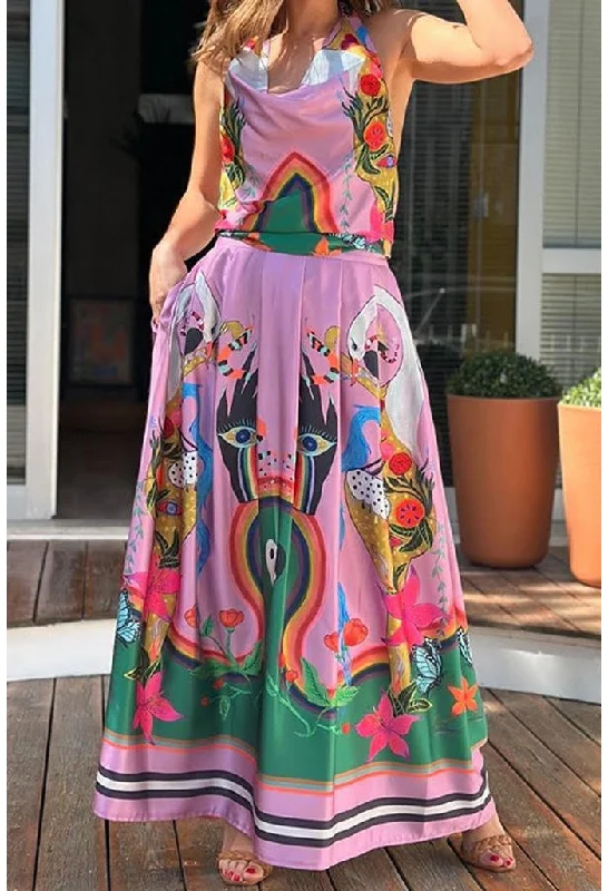 Barbie Party Maxi Dress Stylish Boho Maxi Dress
