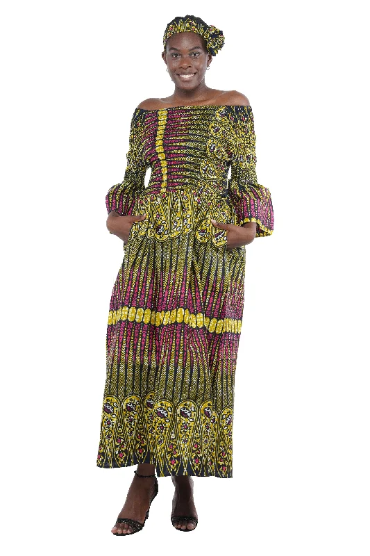 African Long Maxi Dress