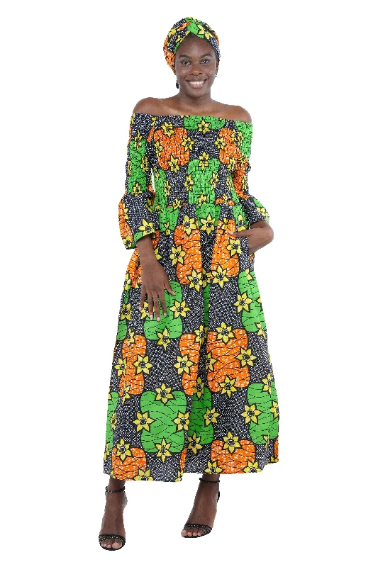 African Long Maxi Dress