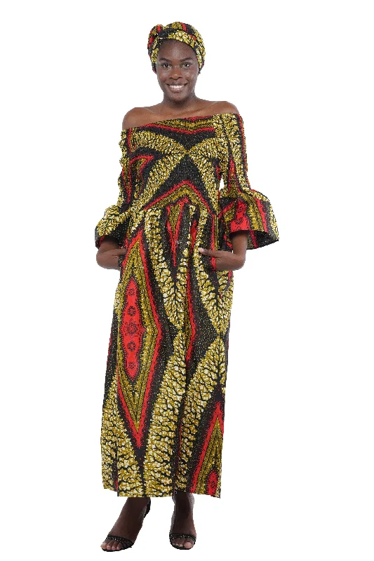 African Long Maxi Dress