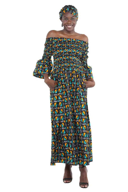 African Long Maxi Dress