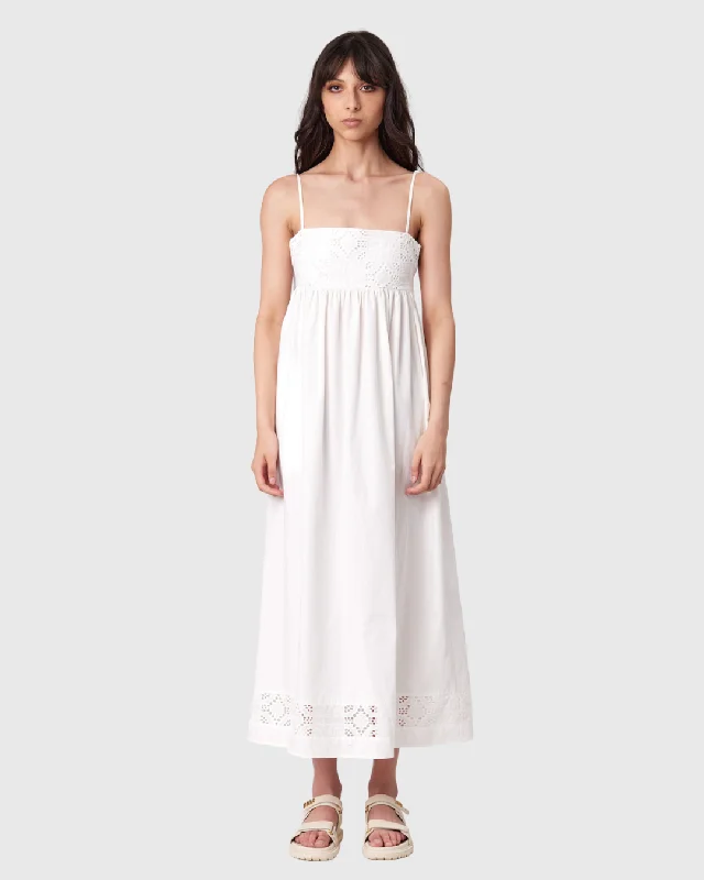 Celia Maxi Dress Ivory Cozy Open-Back Maxi Dress