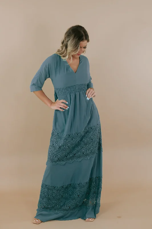 ECB Exclusive: Something Timeless Maxi Dress, Green