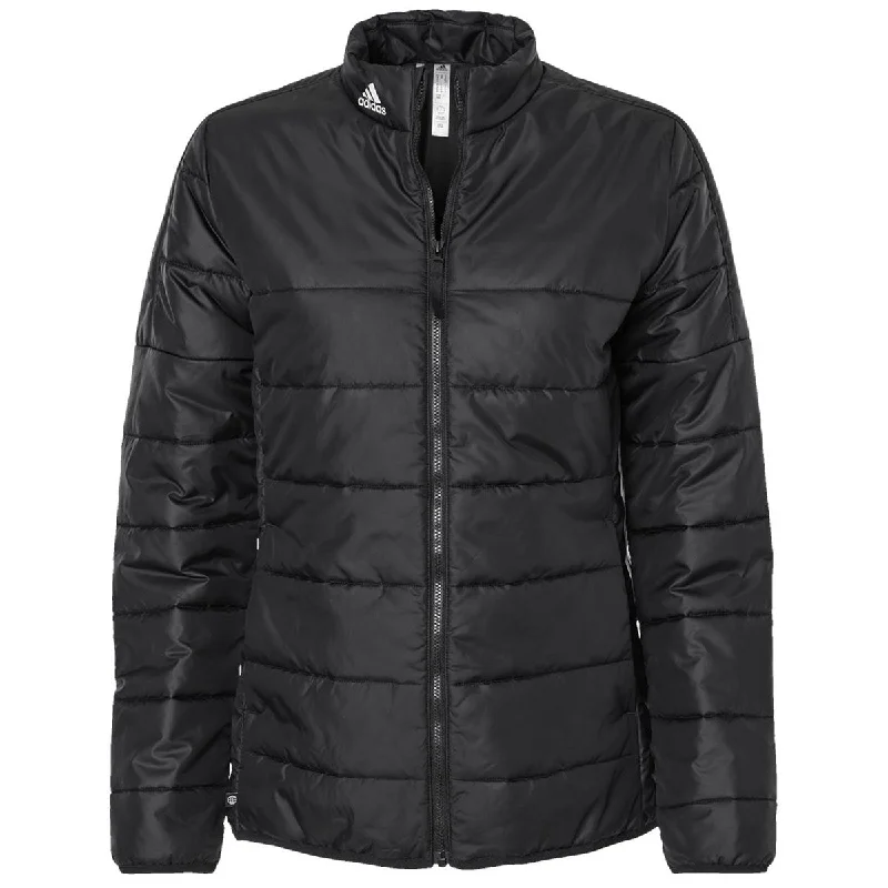 Adidas Women's Black Puffer Jacket