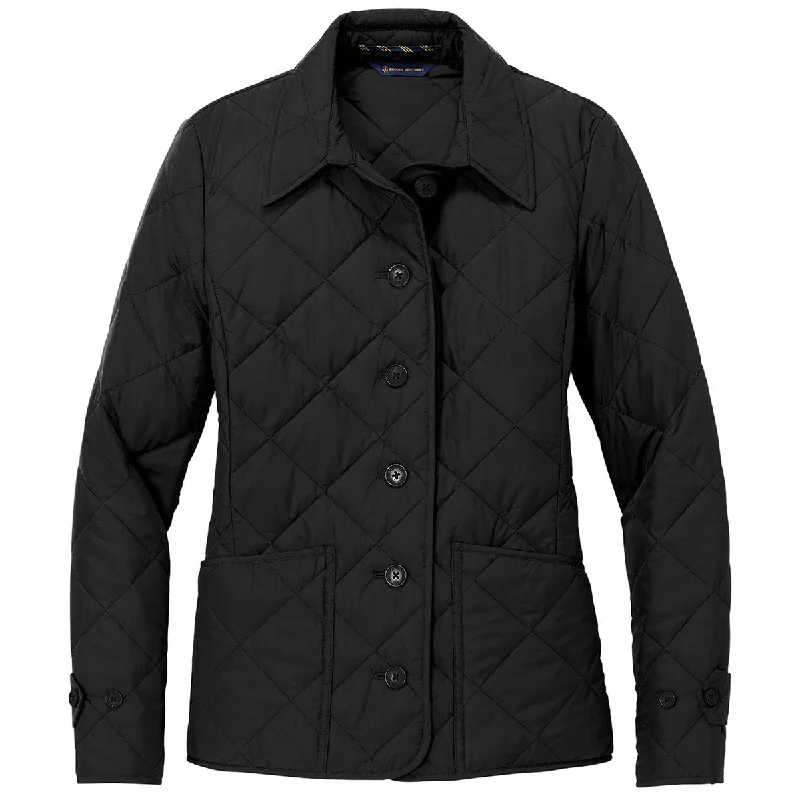 Brooks Brothers Women's Deep Black Quilted Jacket