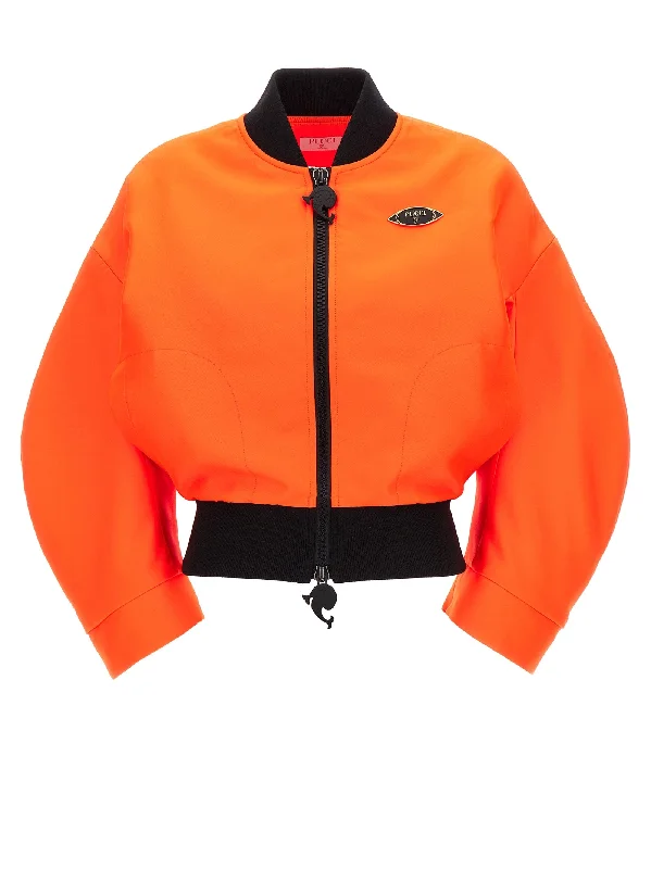 Neon Logo Bomber Jacket