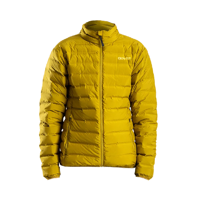 Women's Down Puffer Jacket (Mustard)