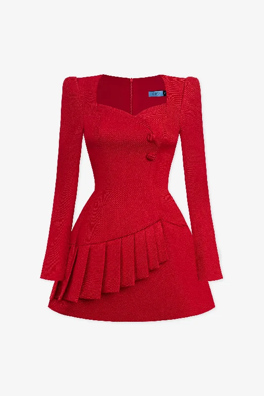 Aretta Long Sleeves Mini Dress