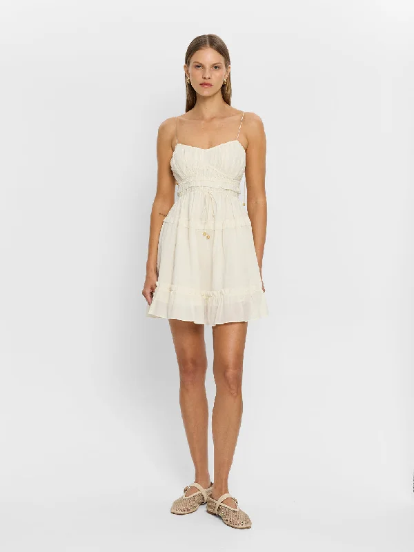 Hallie Mini Dress - Cream