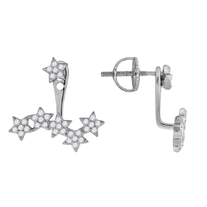 Keene Jewelers 925 Sterling Silver Womens Cubic Zirconia Star Earring Jacket With Studs Insulated Jacket Fitted Jacket Loose Jacket Keene Jewelers 925 Sterling Silver Womens Cubic Zirconia Star Earring Jacket With Studs Insulated Jacket Fitted Jacket Loose Jacket