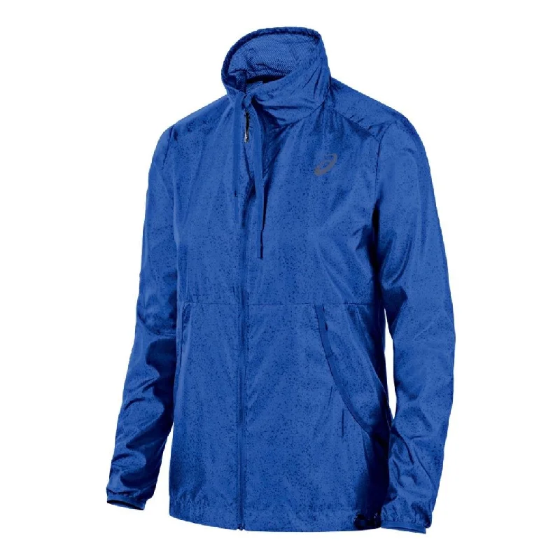 Asics Womens Lightweight Jacket Boat Neck Shawl Collar Notched Collar