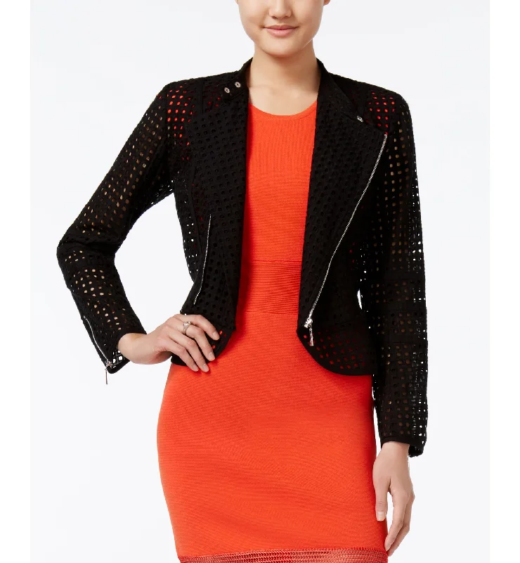 Bar III Eyelet Moto Jacket One-Shoulder Jacket Off-the-Shoulder Jacket Asymmetrical Jacket Bar III Eyelet Moto Jacket One-Shoulder Jacket Off-the-Shoulder Jacket Asymmetrical Jacket