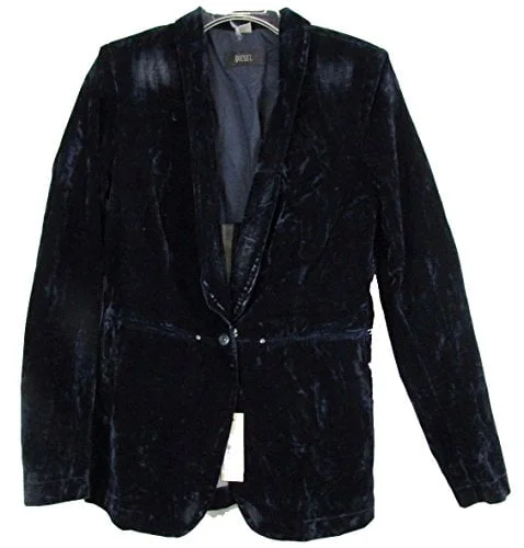 Diesel Womens De-Loiser Blazer Jacket One-Shoulder Jacket Off-the-Shoulder Jacket Asymmetrical Jacket Diesel Womens De-Loiser Blazer Jacket One-Shoulder Jacket Off-the-Shoulder Jacket Asymmetrical Jacket