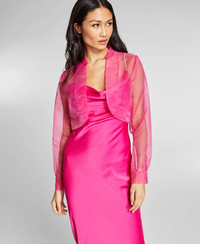 Jeannie Mai X Inc Cropped Organza Jacket Collared Jacket Crew Neck Jacket Turtle Neck Jacket Jeannie Mai X Inc Cropped Organza Jacket Collared Jacket Crew Neck Jacket Turtle Neck Jacket