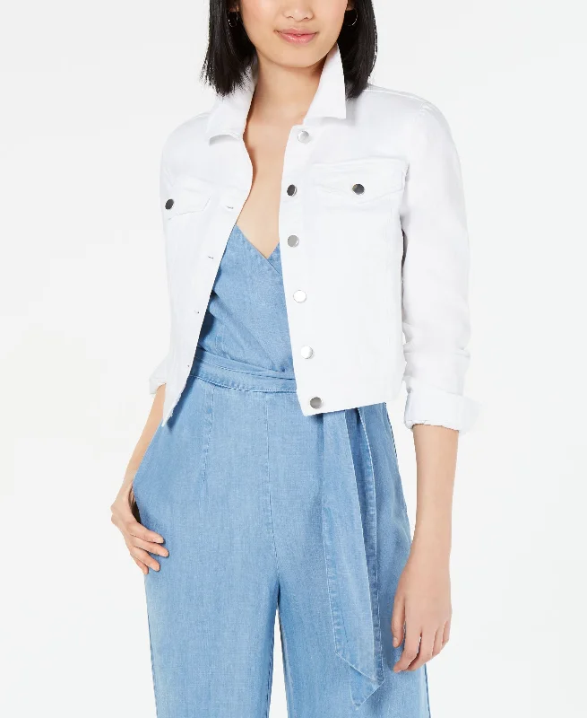 Maison Jules Eyelet Sleeve Denim Jacket Rayon Fabric Velvet Fabric Corduroy Fabric