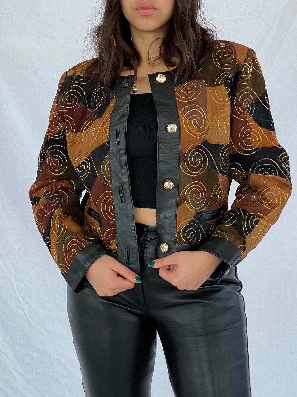 Vintage 80s GIORGIO MOBIANI Leather Jacket Faux Fur Jacket Real Fur Jacket Shearling Jacket Vintage 80s GIORGIO MOBIANI Leather Jacket Faux Fur Jacket Real Fur Jacket Shearling Jacket