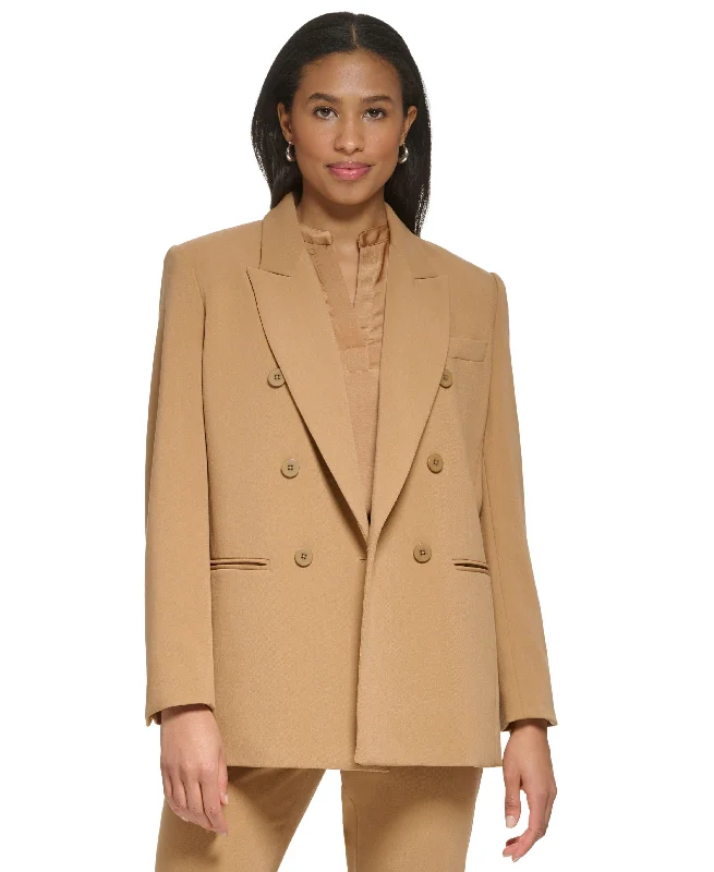 Women's Peak-Lapel Double-Breasted Jacket Snapped Jacket Toggled Jacket Drawstring Jacket Women's Peak-Lapel Double-Breasted Jacket Snapped Jacket Toggled Jacket Drawstring Jacket