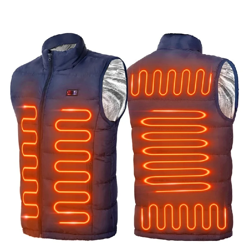 9 Places Heated Vest Men Women Usb Heated Jacket Heating Thermal Clothing Hunting Winter Heat Jacket Black 5XL 6XL Fleece Jacket Down Jacket Feather Jacket 9 Places Heated Vest Men Women Usb Heated Jacket Heating Thermal Clothing Hunting Winter Heat Jacket Black 5XL 6XL Fleece Jacket Down Jacket Feather Jacket