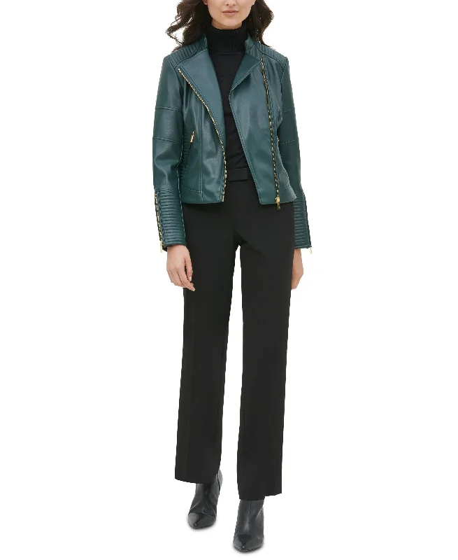 Calvin Klein Faux Leather Moto Jacket Print Jacket Jacquard Jacket Embroidered Jacket Calvin Klein Faux Leather Moto Jacket Print Jacket Jacquard Jacket Embroidered Jacket