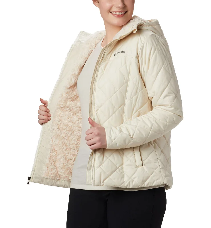 Columbia Womens Copper Crest Hooded Fleece Lined Jacket Elasticated Jacket Padded Jacket Insulated Jacket Columbia Womens Copper Crest Hooded Fleece Lined Jacket Elasticated Jacket Padded Jacket Insulated Jacket