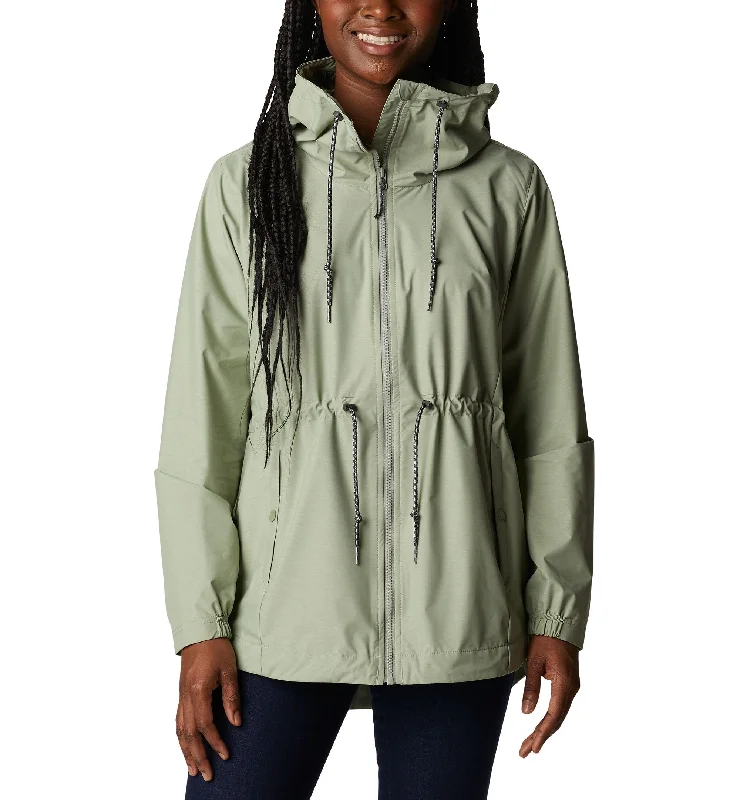 Columbia Womens Lillian Ridge Shell Waterproof Rain Jacket Nylon Fabric Polyester Fabric Spandex Fabric Columbia Womens Lillian Ridge Shell Waterproof Rain Jacket Nylon Fabric Polyester Fabric Spandex Fabric