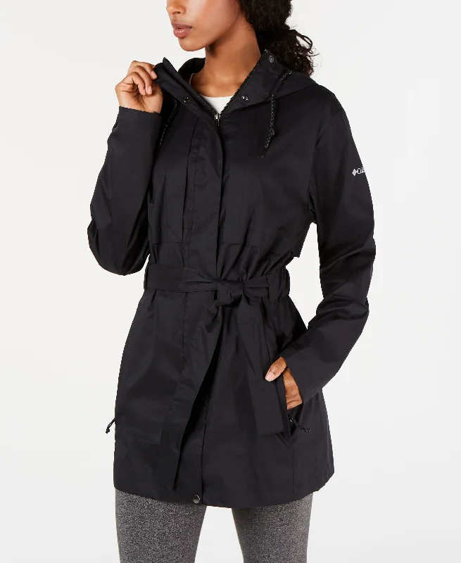 Columbia Womens Pardon My Trench Water Resistant Rain Jacket Anorak Shell Jacket Lightweight Jacket