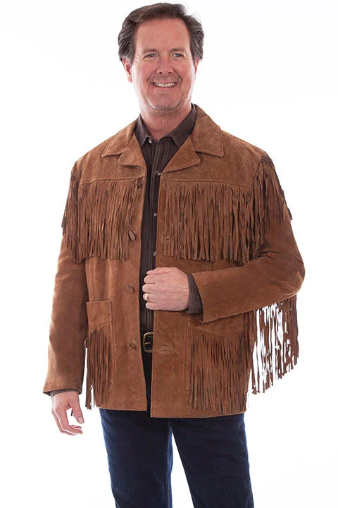 Men's Leather Fringe Jacket Denim Jacket Leather Jacket Suede Jacket