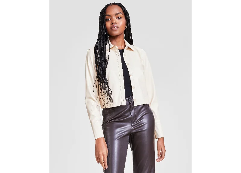 Women's Cropped Faux-Leather Jacket Herringbone Jacket Houndstooth Jacket Plaid Jacket Women's Cropped Faux-Leather Jacket Herringbone Jacket Houndstooth Jacket Plaid Jacket