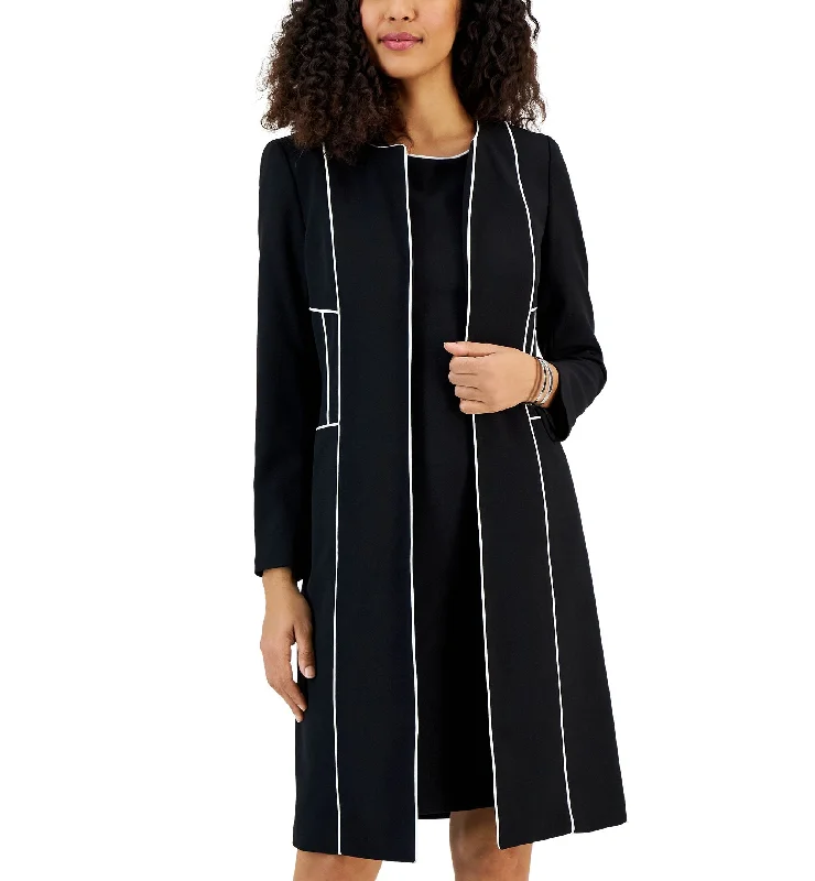 Women's Long Sleeve Seamed Topper Jacket Hoodie Zip-Up Jacket Button-Up Jacket