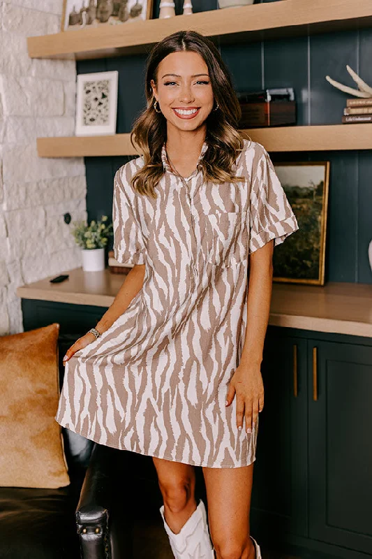 All Time Fav Mini Dress Elegant Mini Dress with Ruffles