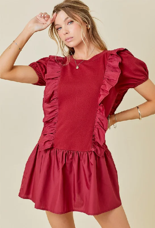 Carolina Mini Dress Trendy Lace Mini Dress