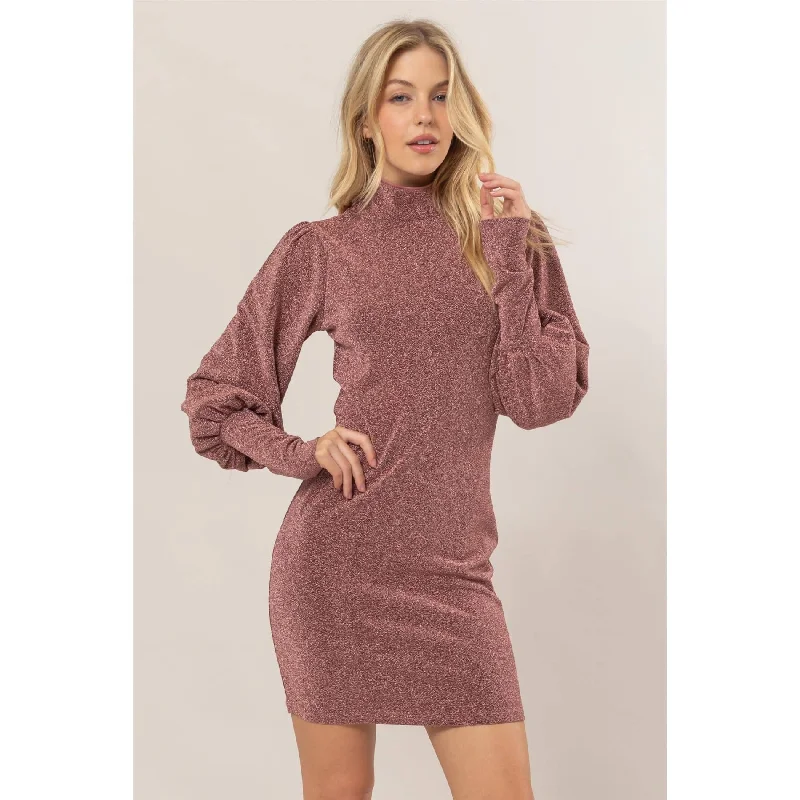 The Glitter Mini Dress Classic White Mini Dress