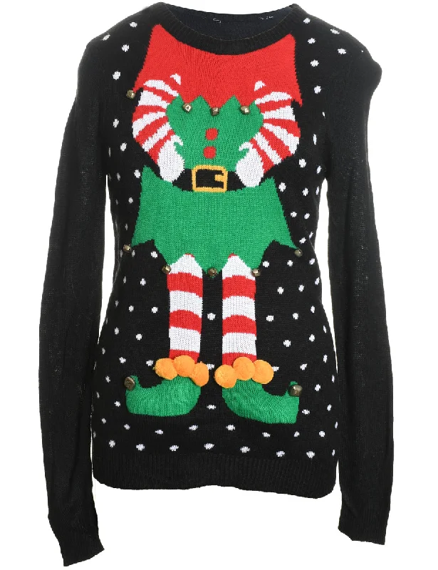 Multi-colour Christmas Jumper - L