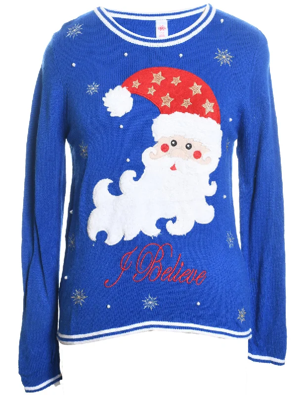 Santa Claus Christmas Jumper - S