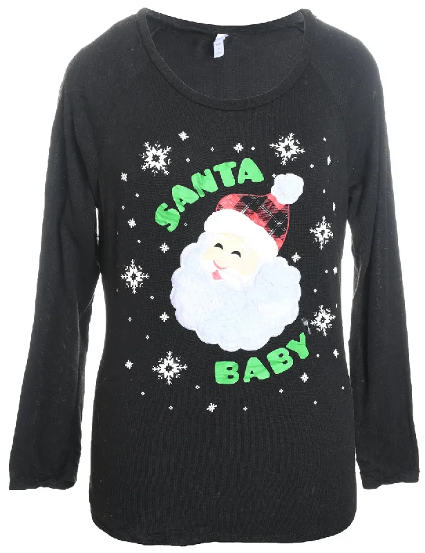 Santa Claus Christmas Jumper - S