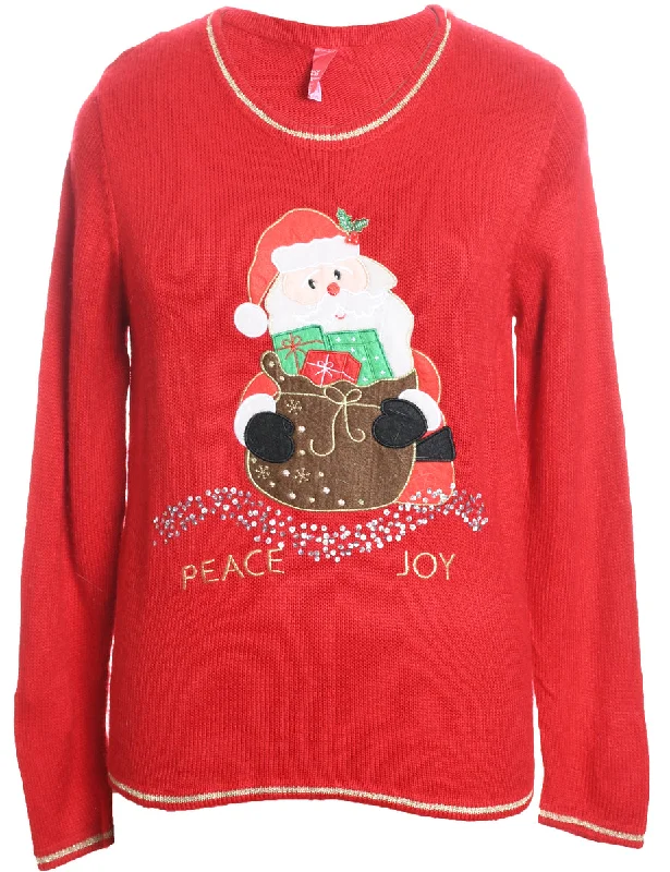 Santa Claus Christmas Jumper - S