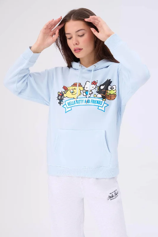 Hello Kitty And Friends Graphic Hoodie