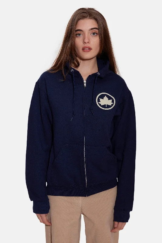 Bleecker Playground Zip Hoodie Navy/Cream