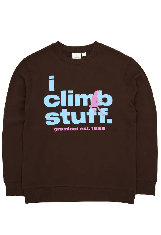 Gramicci I Climb Stuff Sweatshirt - Deep Brown