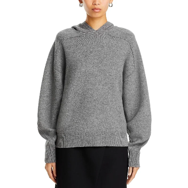 Rag & Bone Womens Wool Distressed Hoodie