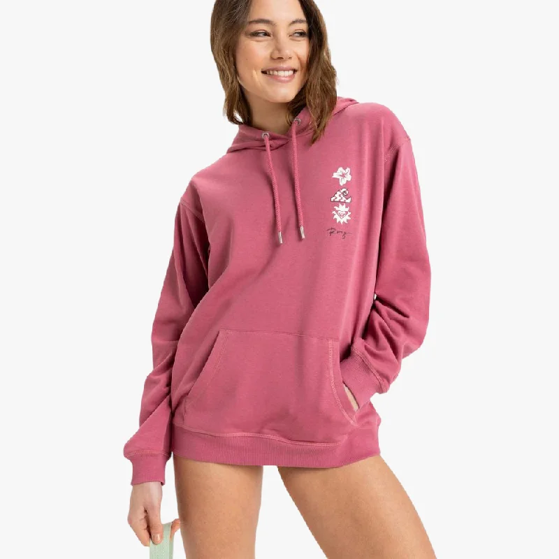 Roxy Womens Surf Stoked Hoody Rose