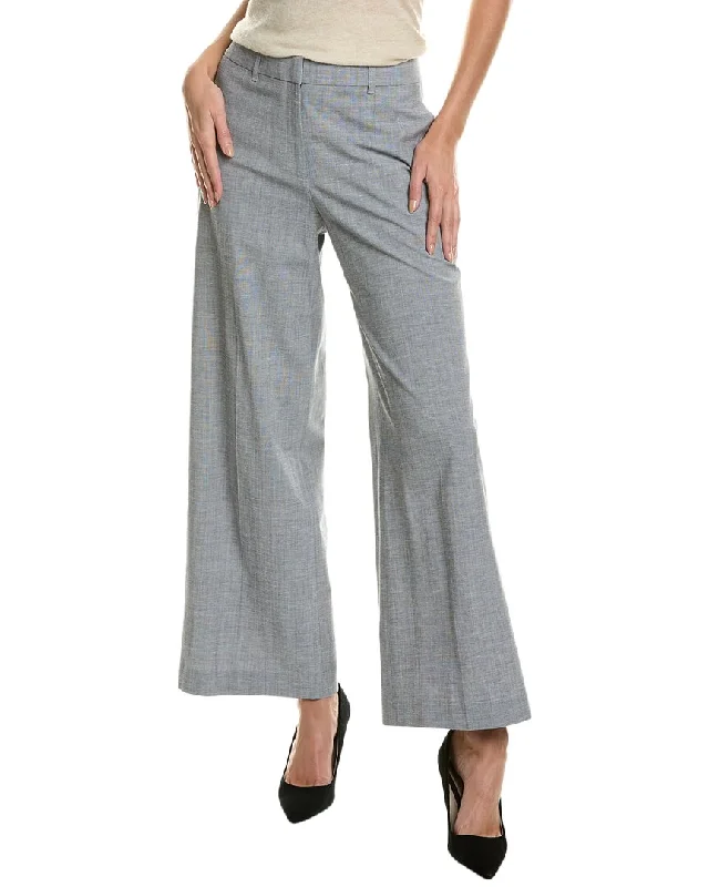 Lafayette 148 New York Dalton Wool-Blend Wide Leg Pant