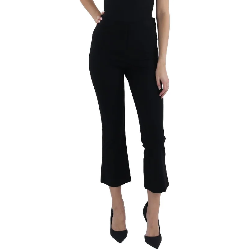 Womens Mid Rise Stretch Ankle Pants