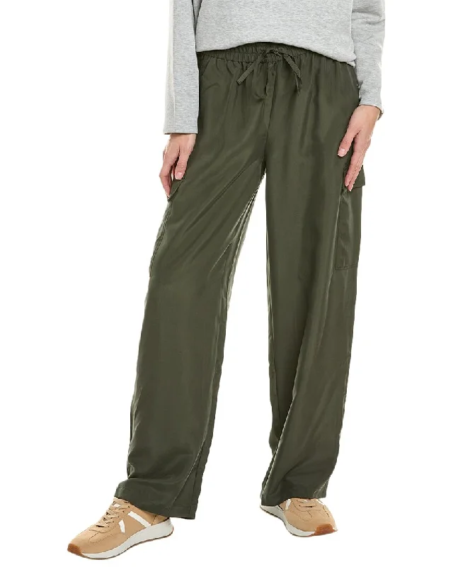 Eileen Fisher Cargo Silk Pant