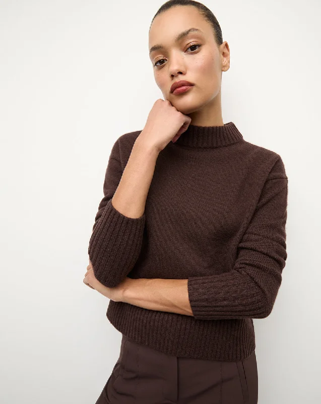 Andi Merino Cashmere Sweater Toggled Drawstring Belted
