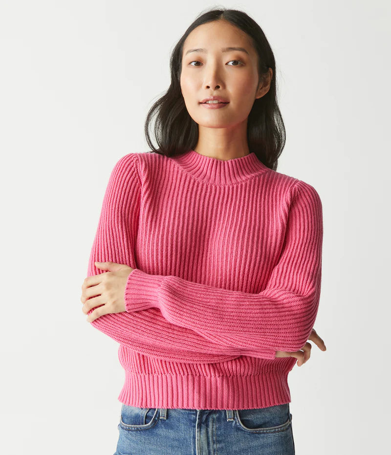Barb Popover Sweater Ribbed Striped Patterned