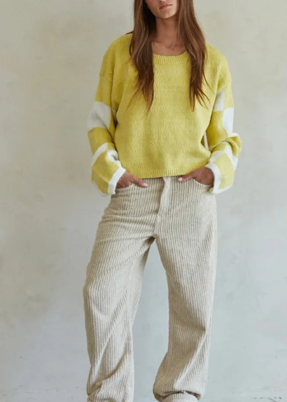 Checkmate Sweater Satin Blend Silk Blend Wool Blend